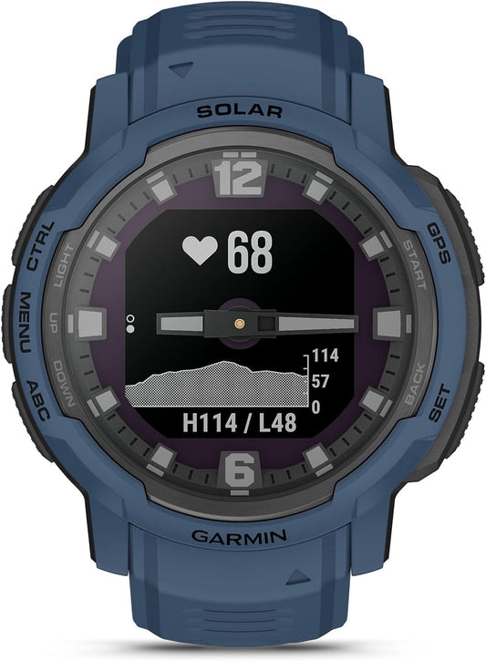 Garmin Instinct Crossover Hybrid GPS Multisport Smartwatch (Solar Edition - 45MM)