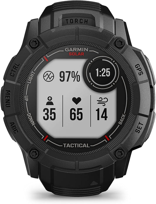 Garmin Instinct 2X Solar Rugged GPS Smartwatch (Tactical Edition - 50mm)