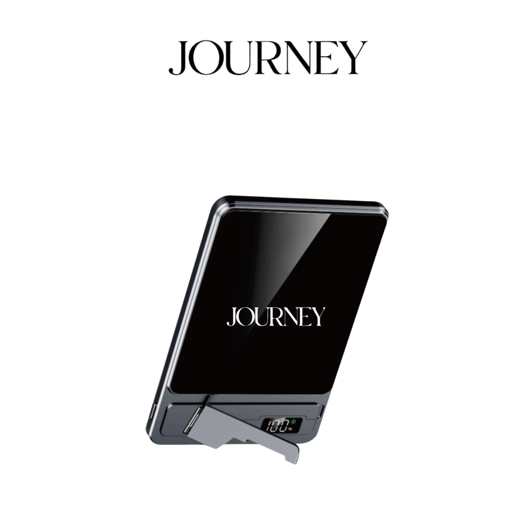 Journey Magsafe PowerBank with digital display and stand for mobile phone